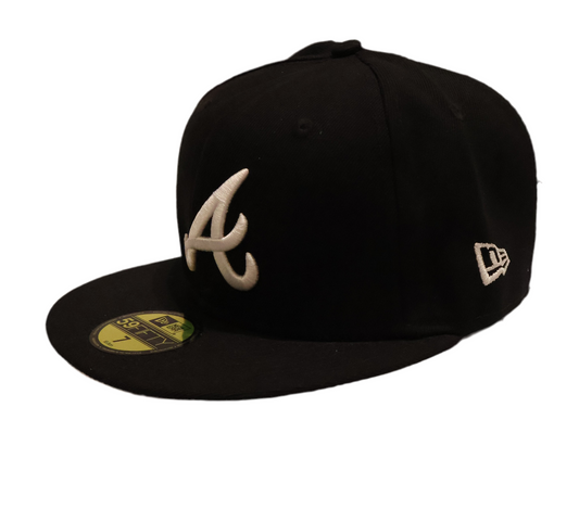 All-Black Atlanta Snapback Cap – Classic Flat Brim