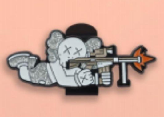 Kaws sniper pin