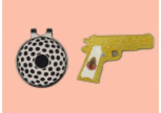 gold pistal