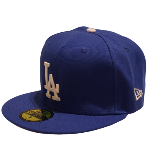 Blue LA Snapback Cap – Classic Flat Brim
